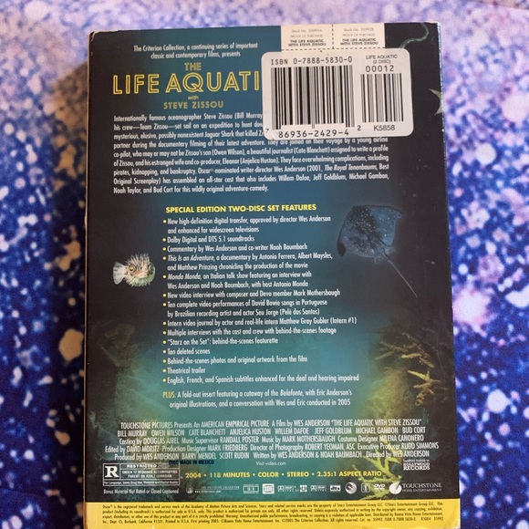 🚙📦💨
• Life Aquatic Special Edition 2-Disc Set - Picture 5 of 5